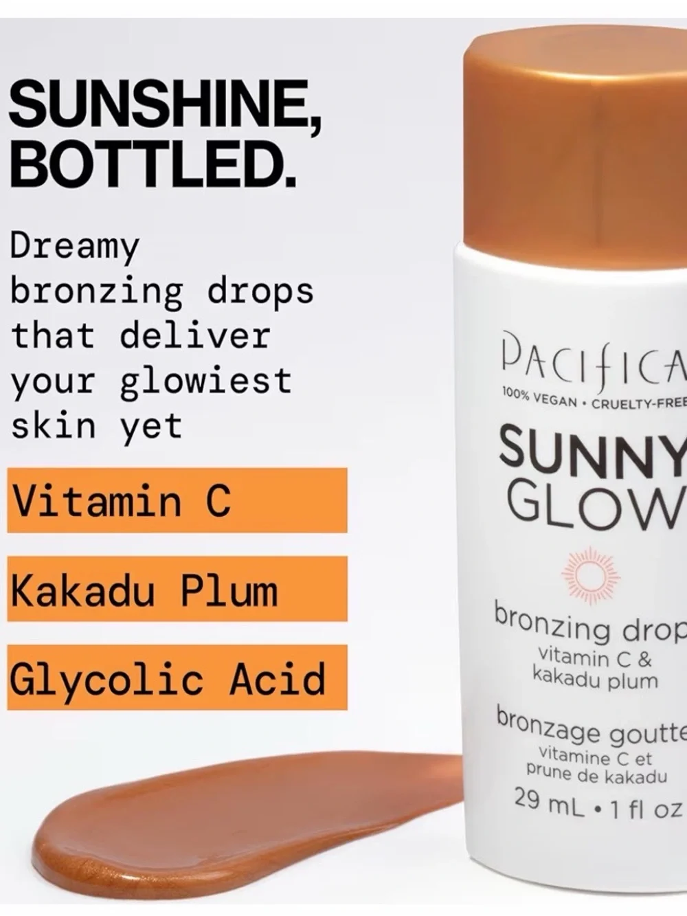 Pacifica Sunny Glow Bronzing Drops - Never Opened